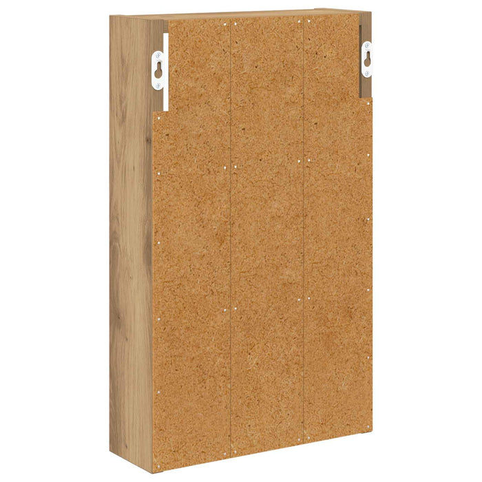 Dulap de perete pentru baie Stejar artizanal 30 x 10 x 50 cm - WALTI WALTI