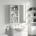 Dulap de perete pentru baie Alb 30 x 10 x 60,5 cm - WALTI WALTI