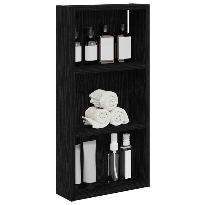 Dulap de perete pentru baie Stejar Negru 30 x 10 x 60,5 cm - WALTI WALTI