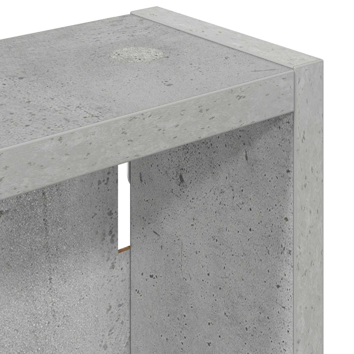 Dulap de perete pentru baie cu raft Gri Beton 30 x 10 x 60,5 cm - WALTI WALTI