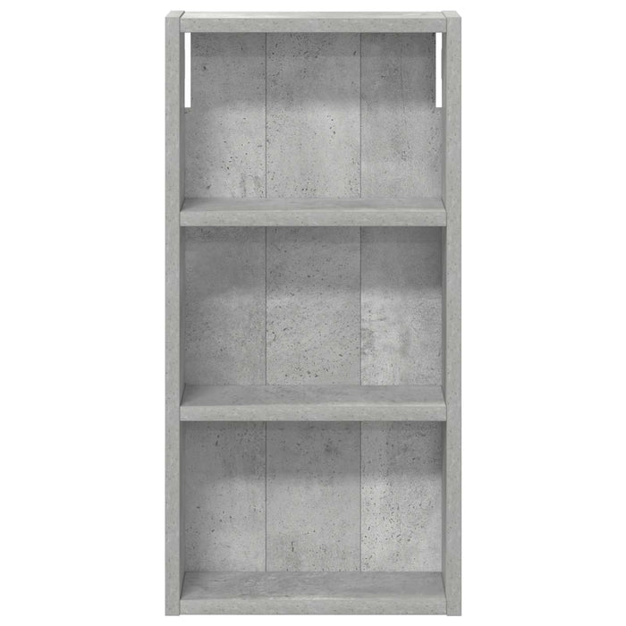 Dulap de perete pentru baie cu raft Gri Beton 30 x 10 x 60,5 cm - WALTI WALTI