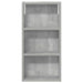 Dulap de perete pentru baie cu raft Gri Beton 30 x 10 x 60,5 cm - WALTI WALTI