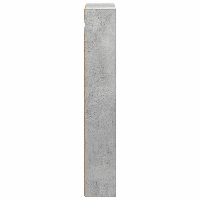 Dulap de perete pentru baie cu raft Gri Beton 30 x 10 x 60,5 cm - WALTI WALTI