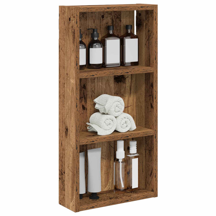 Dulap de perete pentru baie Lemn vechi 30 x 10 x 60,5 cm - WALTI WALTI