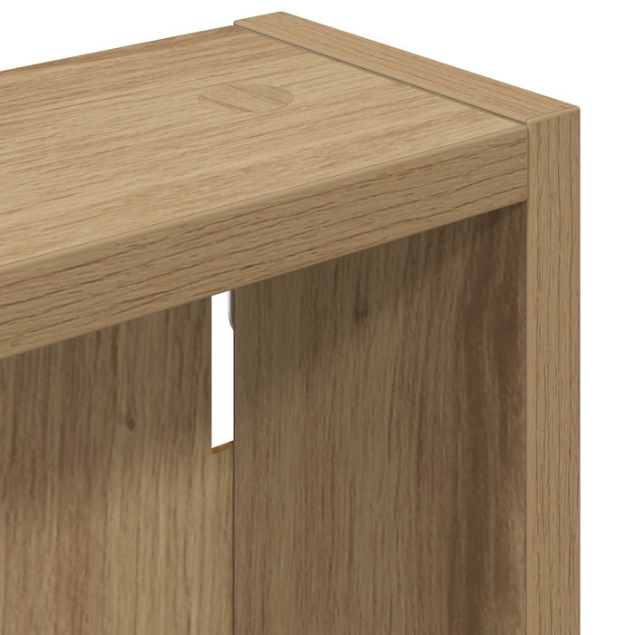 Dulap de perete pentru baie Stejar artizanal 30 x 10 x 60,5 cm - WALTI WALTI