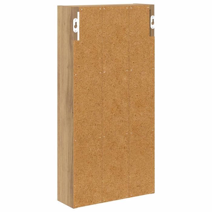 Dulap de perete pentru baie Stejar artizanal 30 x 10 x 60,5 cm - WALTI WALTI