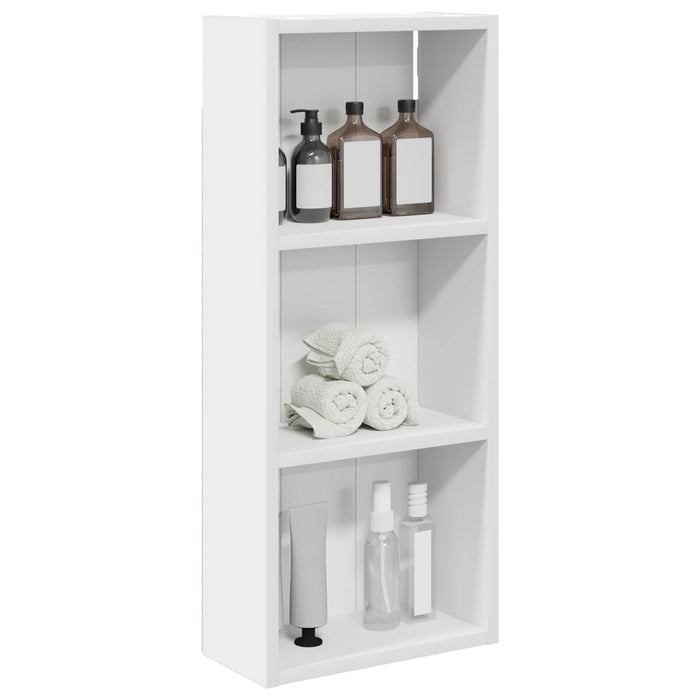 Dulap de perete pentru baie Alb 30 x 14 x 70 cm Lemn prelucrat - WALTI WALTI