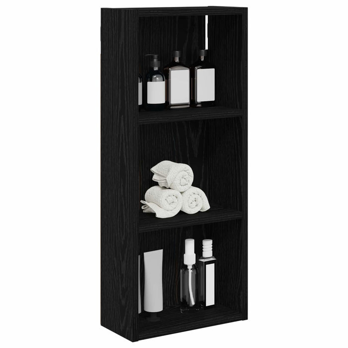Dulap de perete pentru baie Stejar Negru 30 x 14 x 70 cm - WALTI WALTI