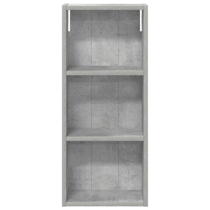 Dulap de perete pentru baie cu raft Gri Beton 30 x 14 x 70 cm - WALTI WALTI