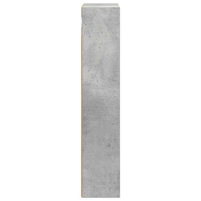 Dulap de perete pentru baie cu raft Gri Beton 30 x 14 x 70 cm - WALTI WALTI