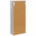 Dulap de perete pentru baie cu raft Sonoma gri 30 x 14 x 70 cm - WALTI WALTI