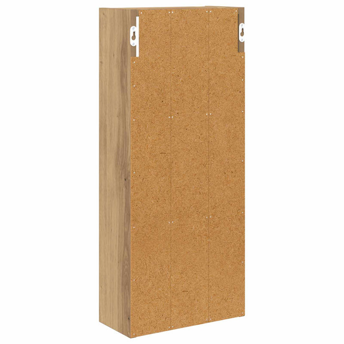 Dulap de perete pentru baie Stejar artizanal 30 x 14 x 70 cm - WALTI WALTI