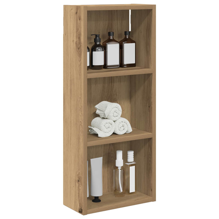 Dulap de perete pentru baie Stejar artizanal 30 x 14 x 70 cm - WALTI WALTI