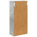 Dulap de perete pentru baie cu raft Gri Beton 30 x 16 x 62,5 cm - WALTI WALTI
