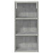 Dulap de perete pentru baie cu raft Gri Beton 30 x 16 x 62,5 cm - WALTI WALTI