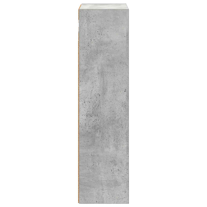 Dulap de perete pentru baie cu raft Gri Beton 30 x 16 x 62,5 cm - WALTI WALTI