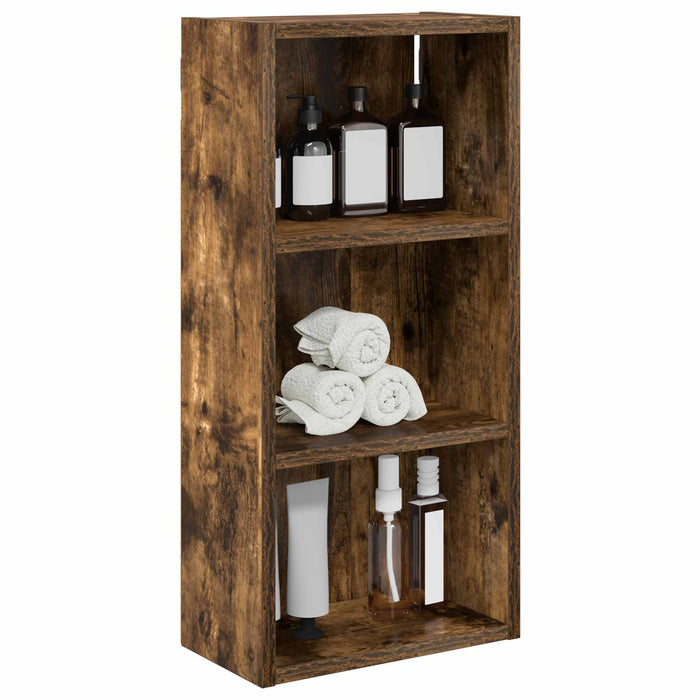 Dulap de perete pentru baie Stejar Afumat 30 x 16 x 62,5 cm - WALTI WALTI