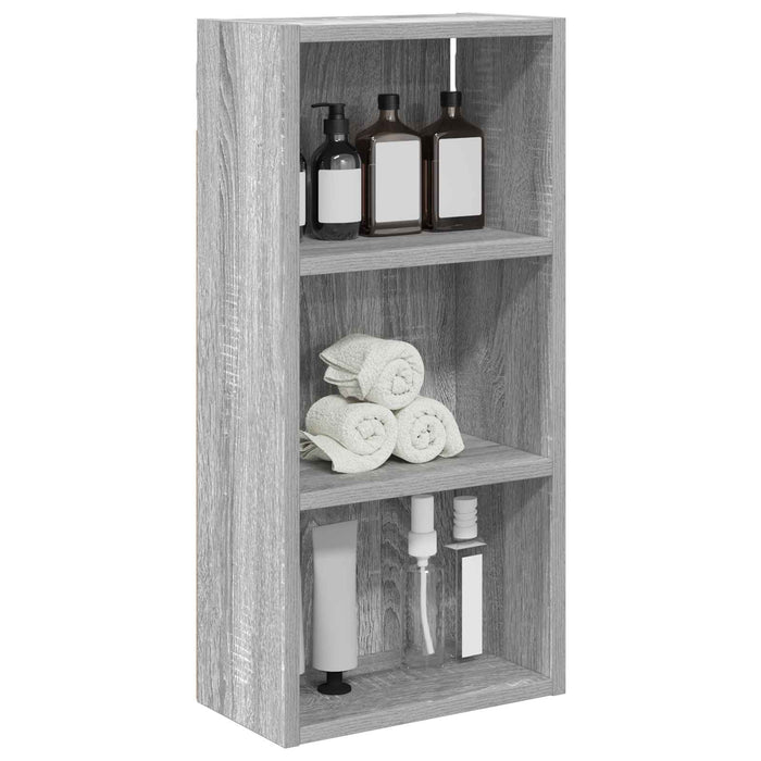 Dulap de perete pentru baie Sonoma gri 30 x 16 x 62,5 cm - WALTI WALTI