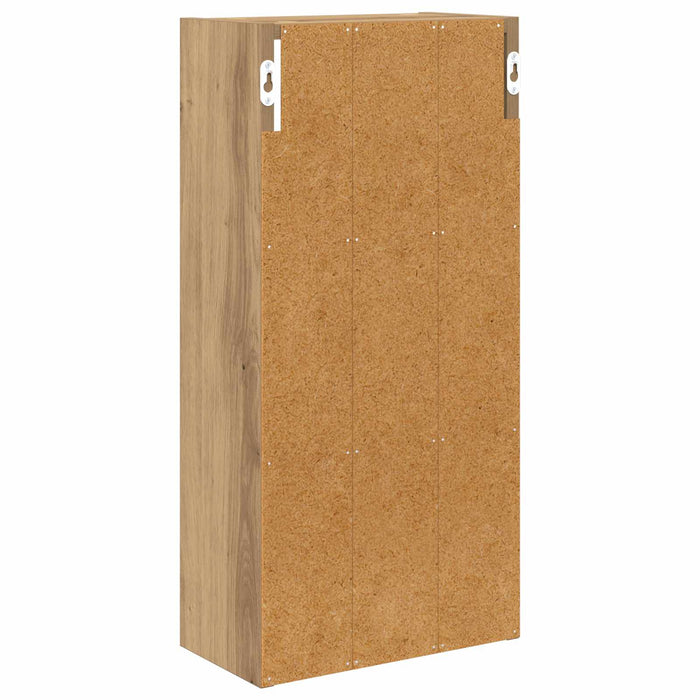 Dulap de perete pentru baie Stejar artizanal 30 x 16 x 62,5 cm - WALTI WALTI