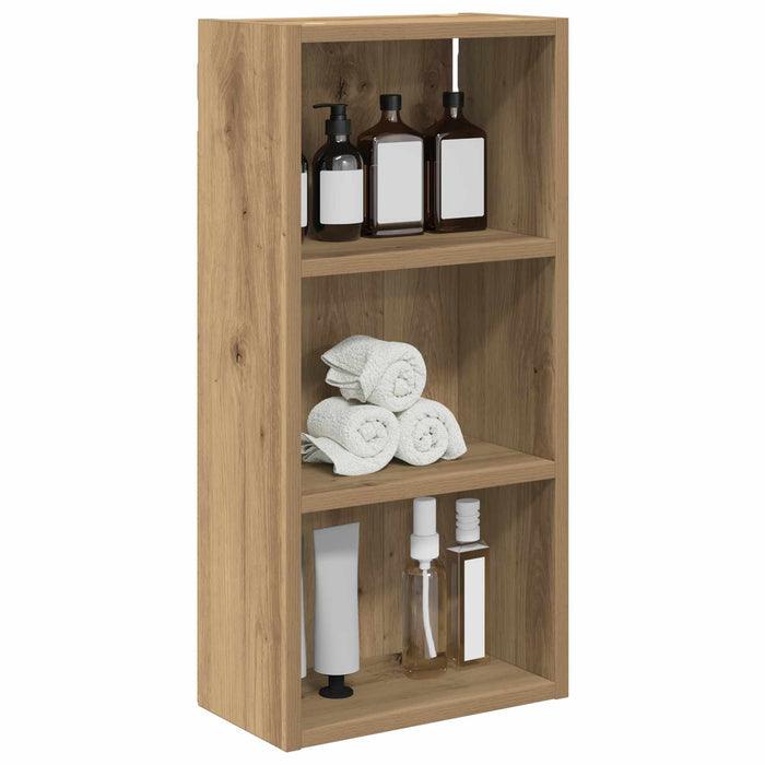 Dulap de perete pentru baie Stejar artizanal 30 x 16 x 62,5 cm - WALTI WALTI