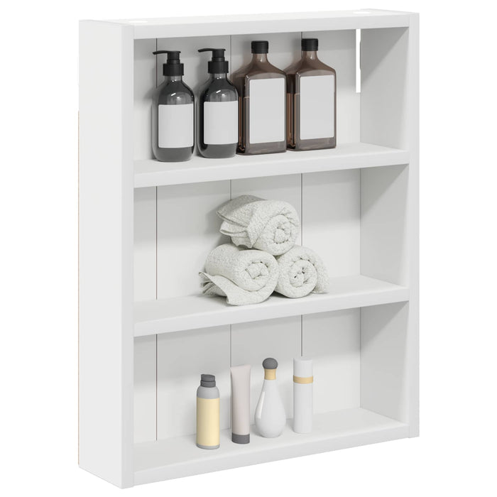 Dulap de perete pentru baie Alb 40 x 10 x 50 cm Lemn prelucrat - WALTI WALTI