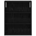 Dulap de perete pentru baie Stejar Negru 40 x 10 x 50 cm - WALTI WALTI