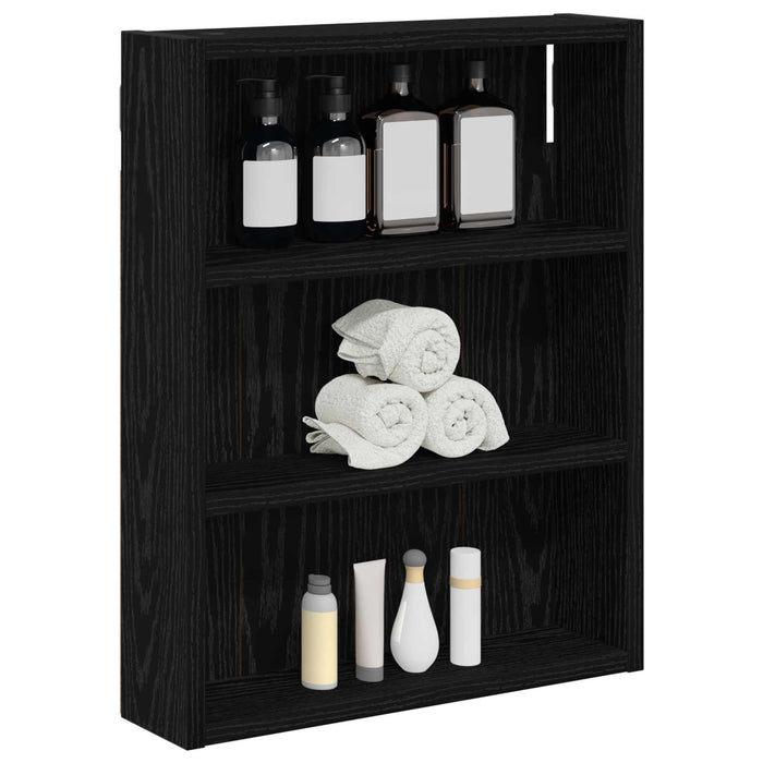 Dulap de perete pentru baie Stejar Negru 40 x 10 x 50 cm - WALTI WALTI