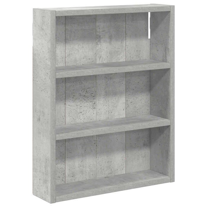 Dulap de perete pentru baie cu raft Gri Beton 40 x 10 x 50 cm - WALTI WALTI