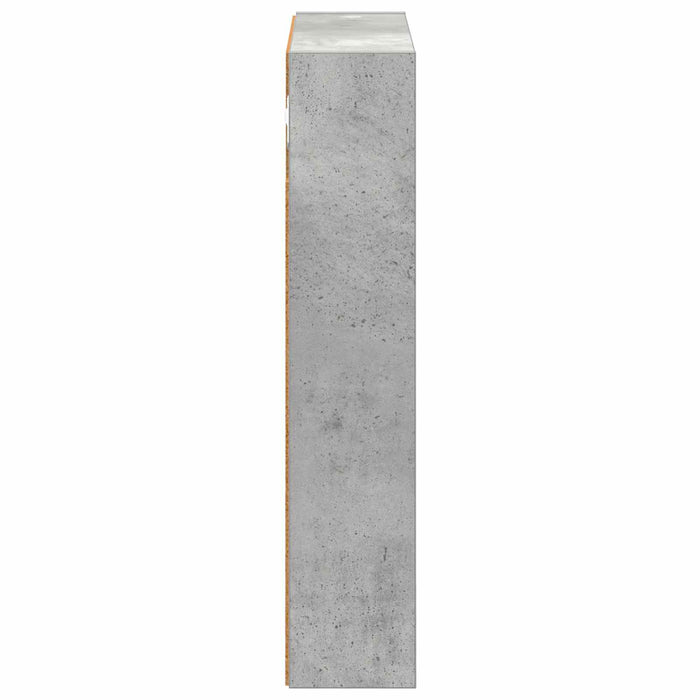 Dulap de perete pentru baie cu raft Gri Beton 40 x 10 x 50 cm - WALTI WALTI