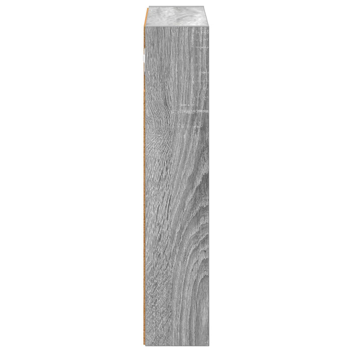 Dulap de perete pentru baie cu raft Sonoma gri 40 x 10 x 50 cm - WALTI WALTI