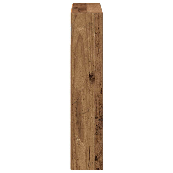 Dulap de perete pentru baie cu raft Lemn vechi 40 x 10 x 50 cm - WALTI WALTI