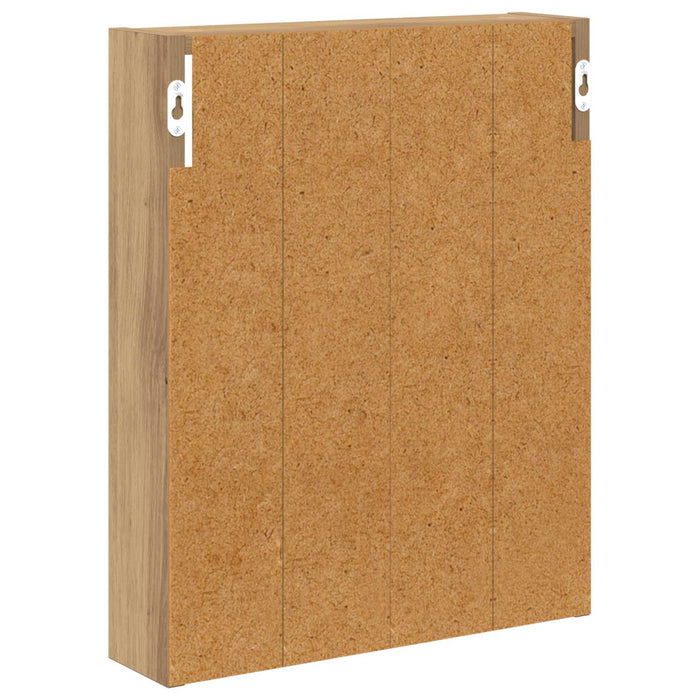 Dulap de perete pentru baie Stejar artizanal 40 x 10 x 50 cm - WALTI WALTI