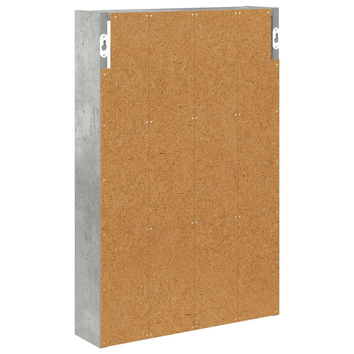 Dulap de perete pentru baie cu raft Gri Beton 40 x 10 x 60,5 cm - WALTI WALTI
