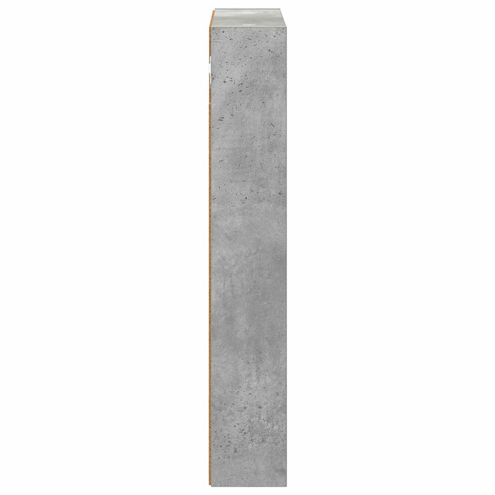Dulap de perete pentru baie cu raft Gri Beton 40 x 10 x 60,5 cm - WALTI WALTI