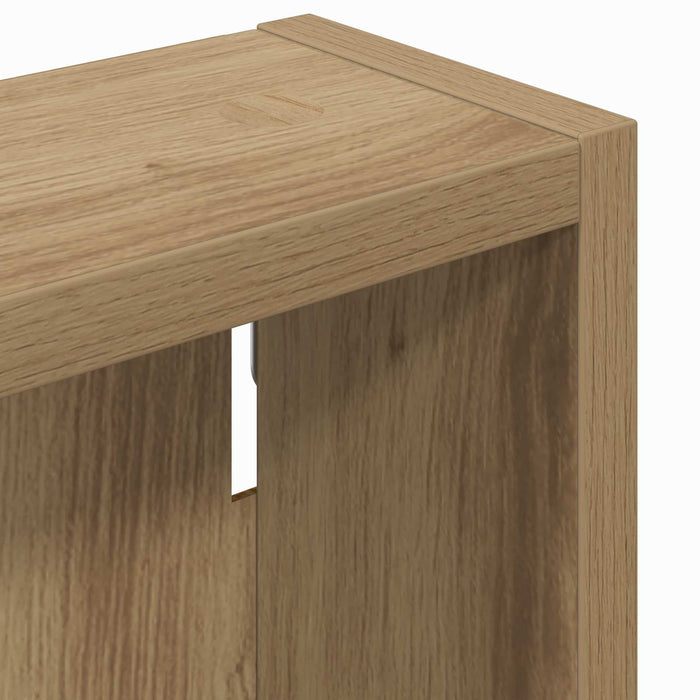 Dulap de perete pentru baie Stejar artizanal 40 x 10 x 60,5 cm - WALTI WALTI