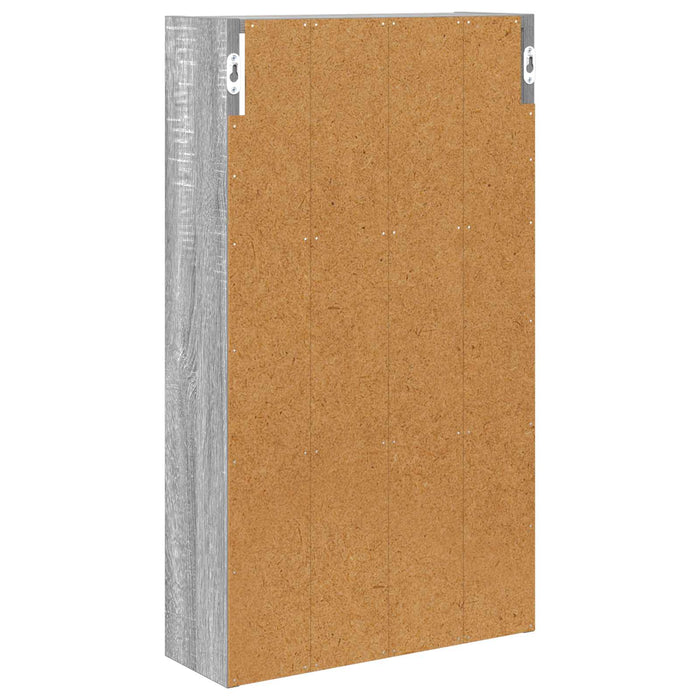 Dulap de perete pentru baie cu raft Sonoma gri 40 x 14 x 70 cm - WALTI WALTI
