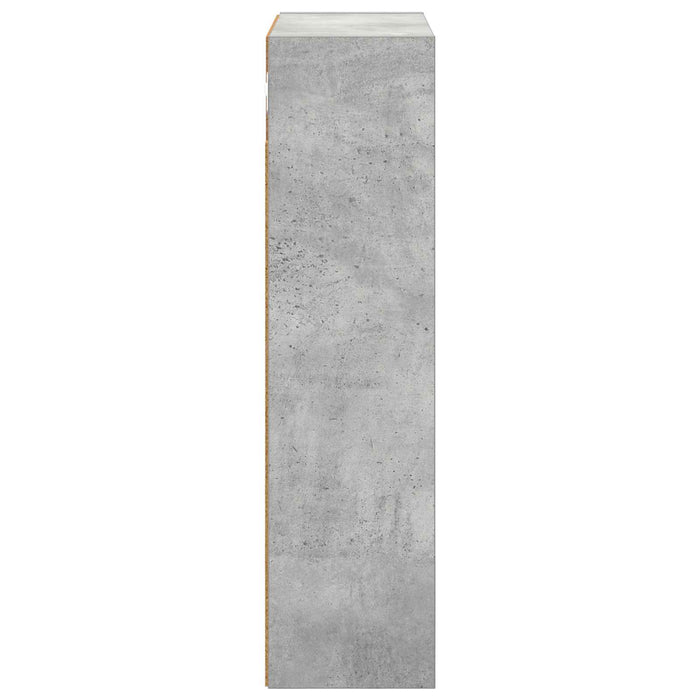 Dulap de perete pentru baie cu raft Gri Beton 40 x 16 x 62,5 cm - WALTI WALTI