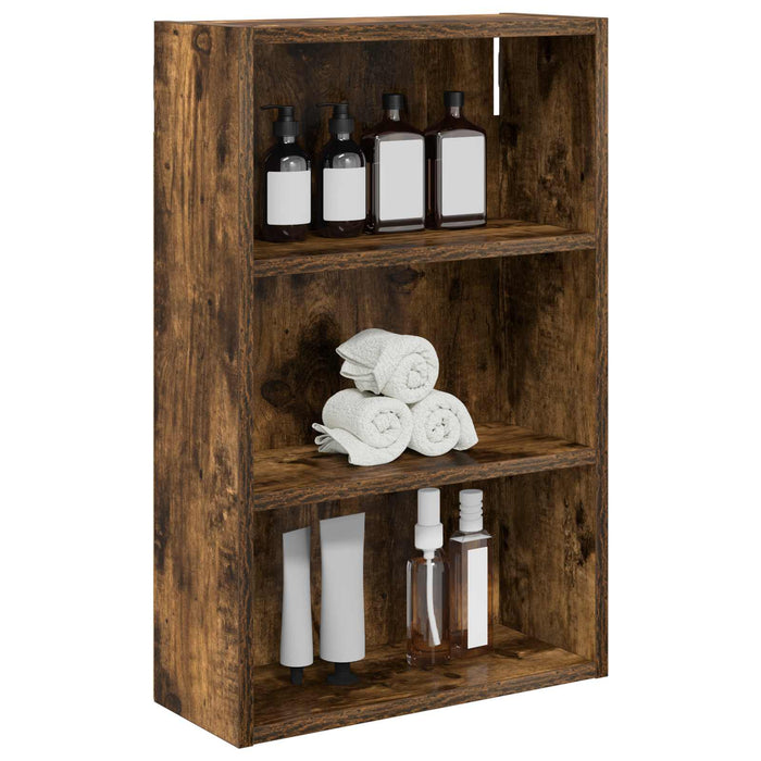 Dulap de perete pentru baie Stejar Afumat 40 x 16 x 62,5 cm - WALTI WALTI