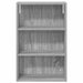 Dulap de perete pentru baie Sonoma gri 40 x 16 x 62,5 cm - WALTI WALTI