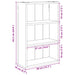 Dulap de perete pentru baie Lemn vechi 40 x 16 x 62,5 cm - WALTI WALTI