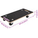 Trolly de transport 6 pcs Gri placaj - WALTI WALTI