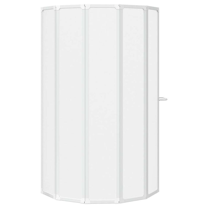 Ecran de baie Mat 168 x 140 cm Aluminiu & Panou PP WALTI