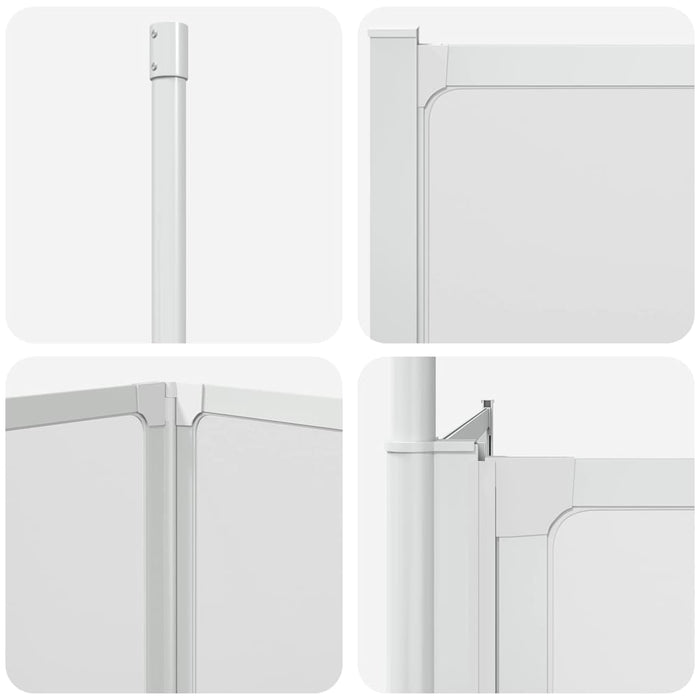 Ecran de baie Mat 120 x 70 x 137 cm Aluminiu & Panou PP WALTI