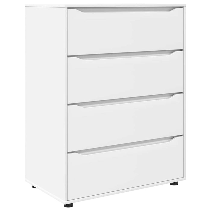 Dulapuri de depozitare Alb 80 x 48 x 105 cm Lemn compozit - WALTI WALTI