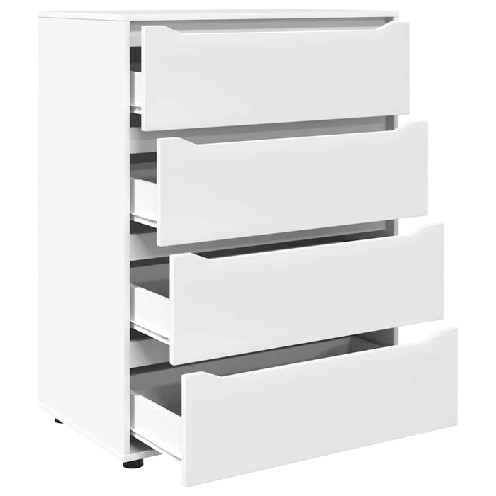 Dulapuri de depozitare Alb 80 x 48 x 105 cm Lemn compozit - WALTI WALTI