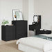Dulapuri de depozitare Negru 80 x 48 x 105 cm Lemn compozit - WALTI WALTI