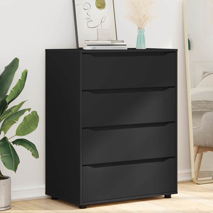 Dulapuri de depozitare Negru 80 x 48 x 105 cm Lemn compozit - WALTI WALTI