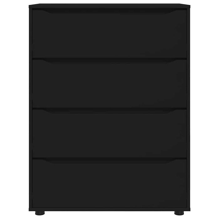 Dulapuri de depozitare Negru 80 x 48 x 105 cm Lemn compozit - WALTI WALTI