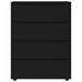 Dulapuri de depozitare Negru 80 x 48 x 105 cm Lemn compozit - WALTI WALTI