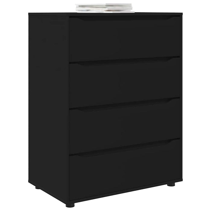 Dulapuri de depozitare Negru 80 x 48 x 105 cm Lemn compozit - WALTI WALTI
